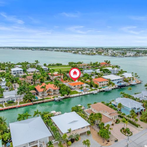 Prime location on deep water canal with quick access to open ocean and the gulf.