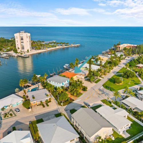 From above: your perfect mix of privacy and key colony beach perks