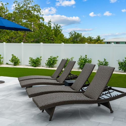 Lounge the day away on the deck!