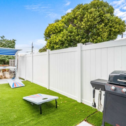 Backyard cookouts hit different here. Fire up the grill, toss a few cornhole bags, and hang out while the sun starts to dip. Every corner of this space was made for easy, laid-back fun.