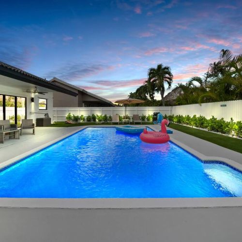 Have hours of fun playing and swimming in the pool.