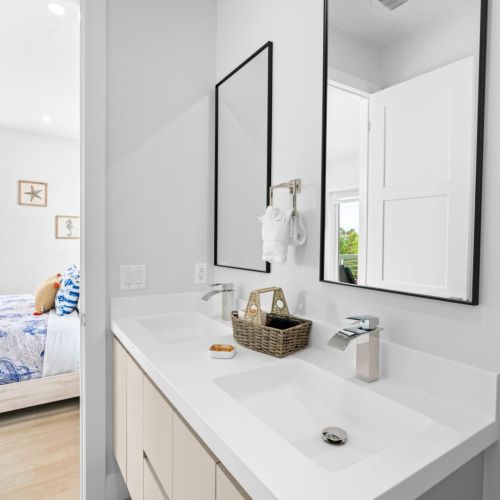 Who says you can't have a bed in your bathroom?