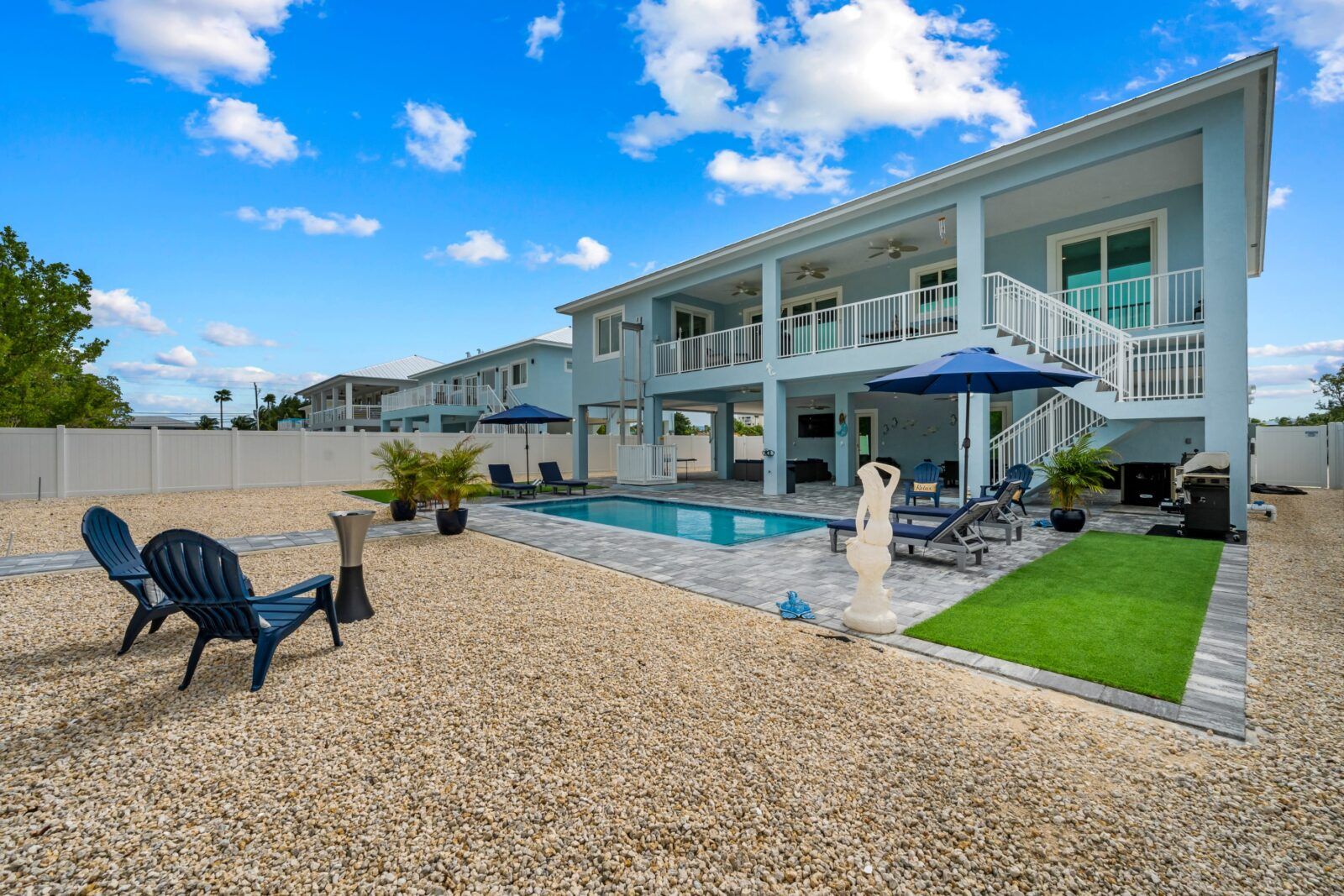 There's so much space for activities and relaxation.