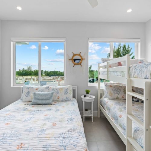 The children will have a blast in the bunk bedroom.