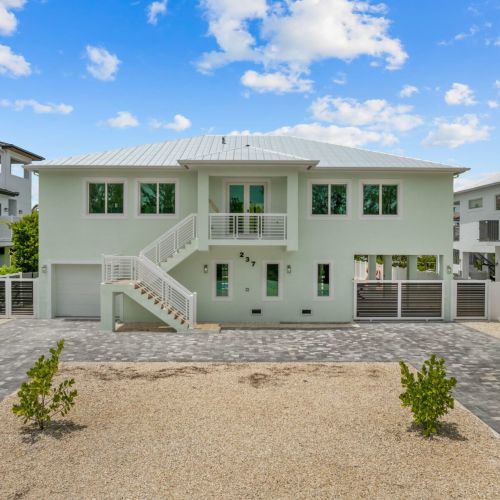 There are plenty of parking spaces at the front of the property.