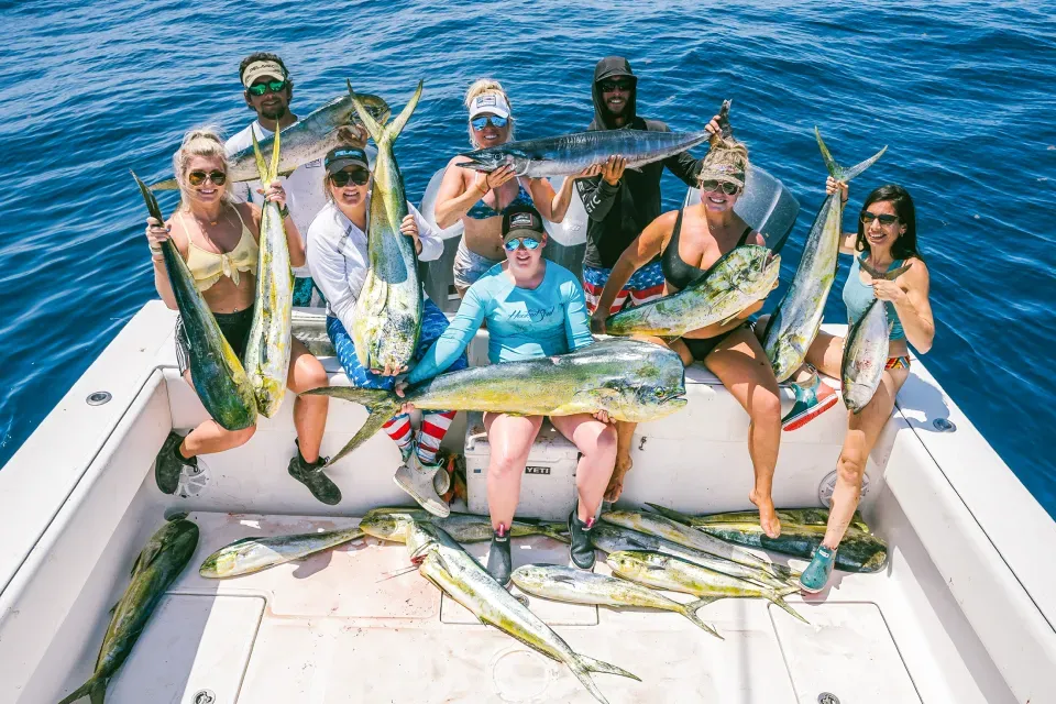 Catch mahi mahi at marathon hump: premier fishing spot in the florida keys for trophy dorado.
