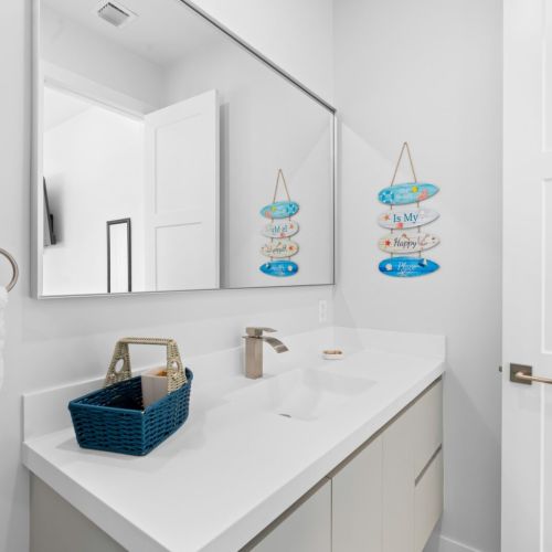 Elevate your bathroom aesthetics with subtle yet impactful details