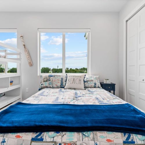 The bedroom is designed to provide you with a resort-style experience, complete with all the amenities and comforts you need.