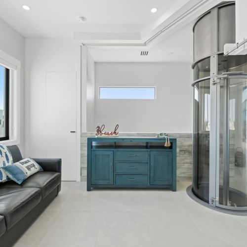 Retreat to the serene top-floor loft.