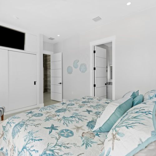 Each bedroom has a smart tv and an ensuite bathroom to ensure maximum convenience.