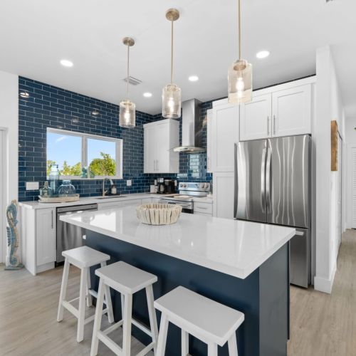 Whether preparing a quick breakfast or a gourmet feast, our well-appointed kitchen has everything you need to create memorable meals.