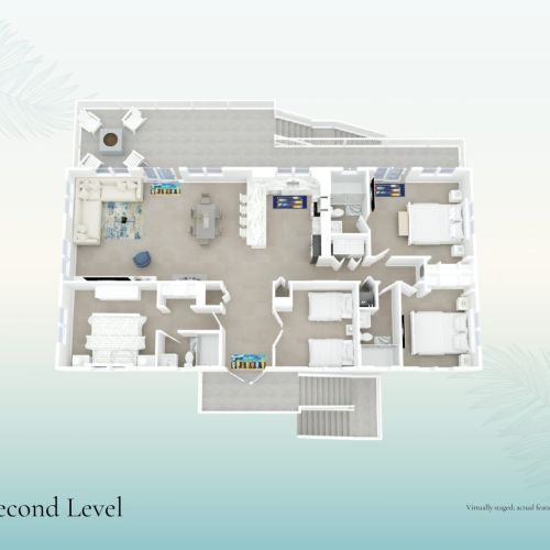 Designed for connection and privacy: gather in the open living area, then slip away to your own room to recharge.