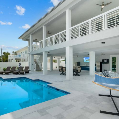 You won't have to go farther than the backyard to cool off.