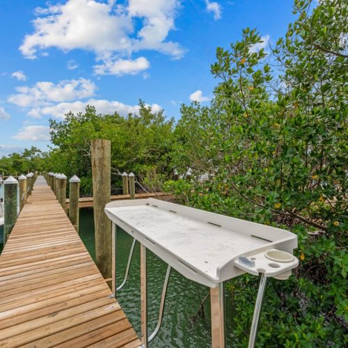 Enjoy a drink by the water.