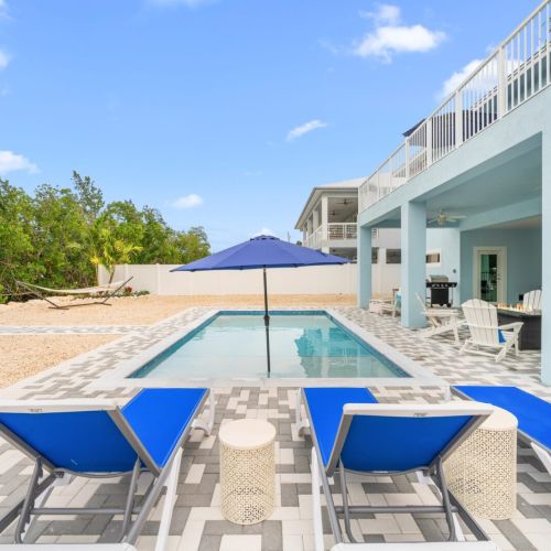 Swim a few laps in the pool.