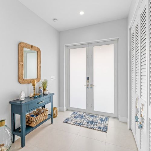 Leave your keys, shoes, and worries at the door.