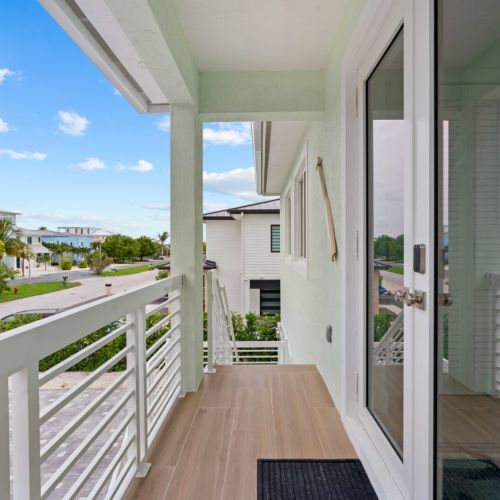 Step into the house to discover its trendy design and rich amenity list.