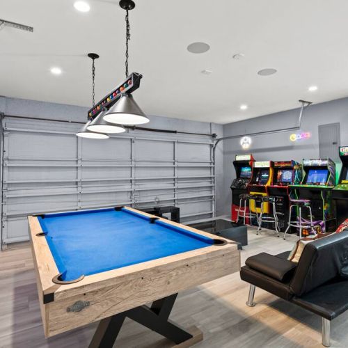 The fun never stops in the game room!