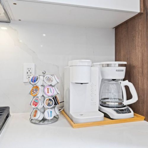 Coffee corner will be everyone's favorite place in the morning.