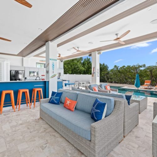 You'll never want to leave once you step foot in the backyard.