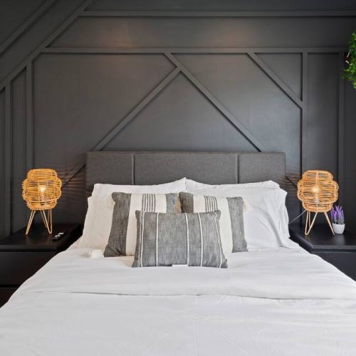 High-quality linens, sheets, and enough pillows to start a small pillow war.