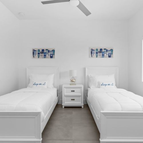 Perfect crash zone for kids or friends after long days in the sun.