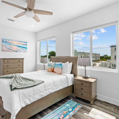 All four bedrooms come with relaxing ensuite bathrooms.