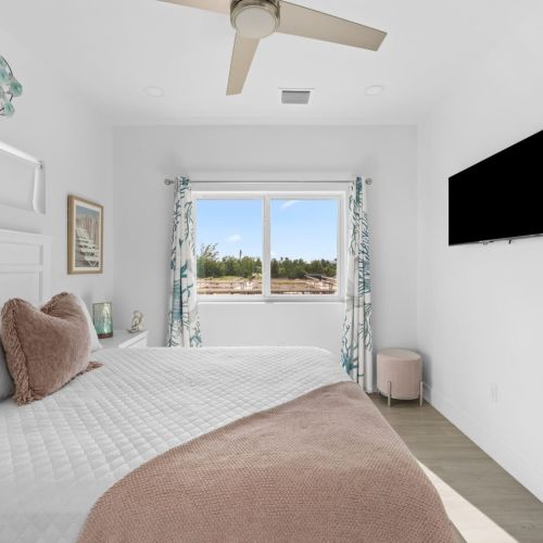 Watch some tv before falling asleep.