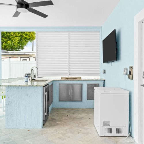 Poolside bar perfection, ready for game-day snacks or cocktail hour by the water.