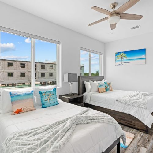 All four bedrooms come with relaxing ensuite bathrooms.